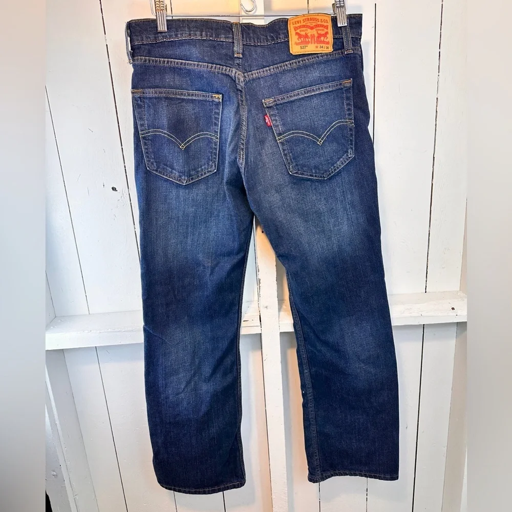 Levi Strauss 527 Slim Bootcut Men’s Jeans Dark Wash W34 L30